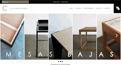 Desktop Screenshot of lacarpinteria.net