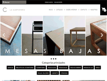 Tablet Screenshot of lacarpinteria.net